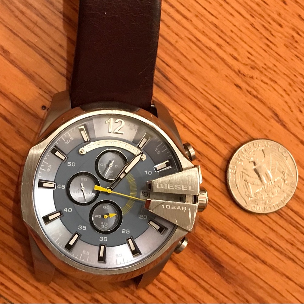 Diesel Only the Brave 10 Bar Watch, ~2.25” width